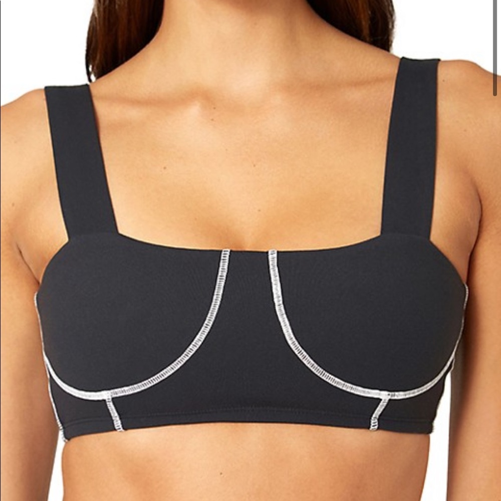 WeWoreWhat Active Corset Bra Top, Size M